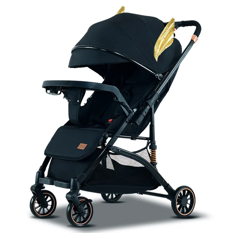 Flagship Edition Baby Stroller Can High Light Folding Shock-absorbing Landscape Divine Tool for Can Sit or Lie Down Portable