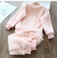 Ensembles de pyjama pour enfants ours hauts + pantalons 2 pièces pyjamas pour enfants ensembles de vêtements d'hiver pour filles 2 à 6 ans vêtements pour enfants vêtements de nuit pour garçons 6