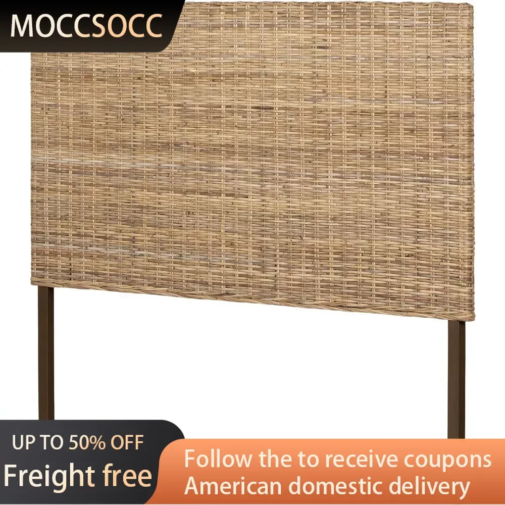 

Headboard-Queen-Rattan Freight Free Self-adhesive Bed Headboards for Beds King Size Headboard Pillow Double Upholstered Bedroom