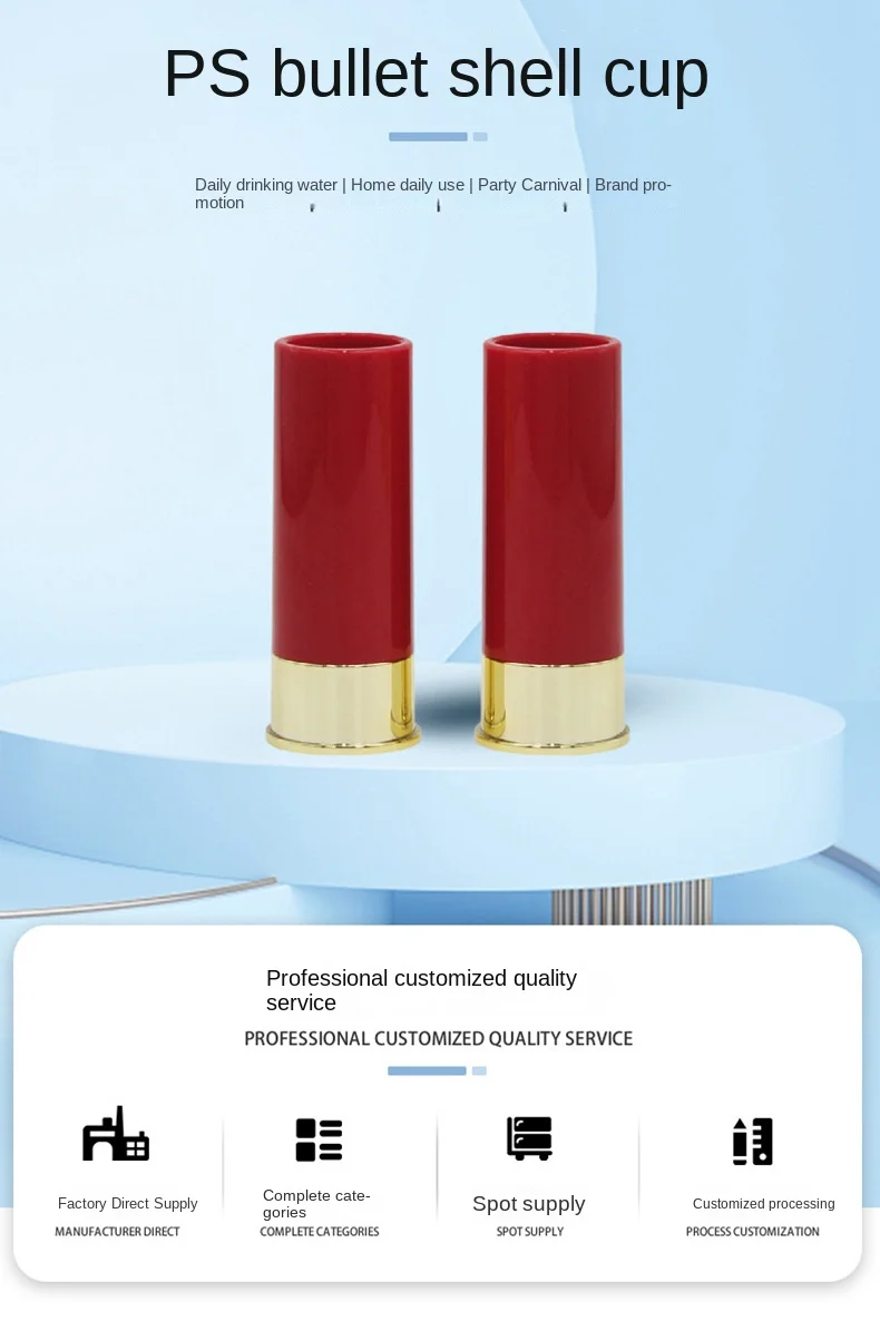 Description Picture 2 of item4Pcs/Set Plastic 12 Gauge Shell Shotgun Shot Glasses Drinking Cup for Hunting Shooting,Bar Glasses Gift Drinking Cup Set for Men