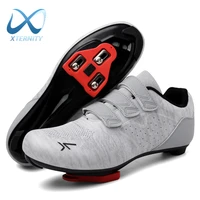 Ultralight Big Size 37-49 Cycling Shoes Breathable MTB Pedel Cleat Shoes Self-Locking Racing Road Bike SPD Shoes Bicycle Sneaker 1