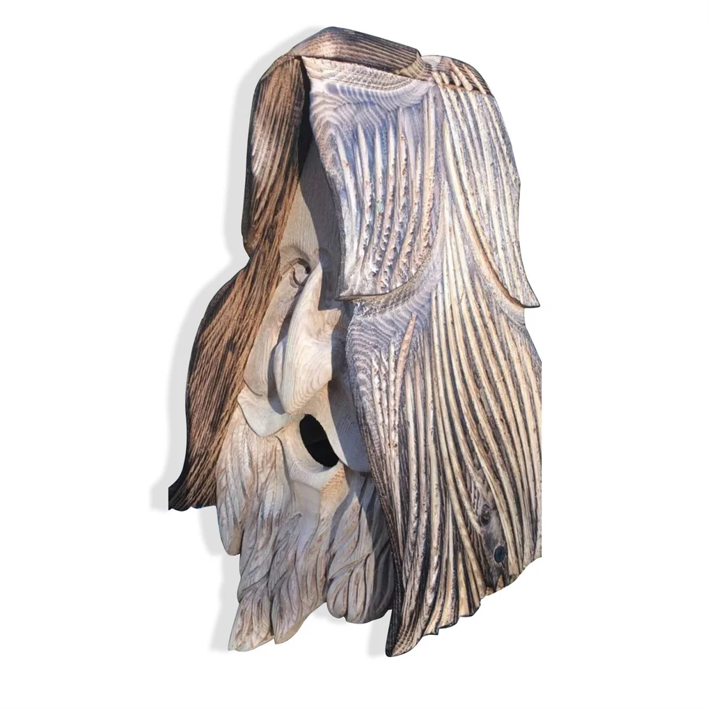 

Natural Wooden Birdhouse Rustic Pet House Farmhouse Garden Decoration