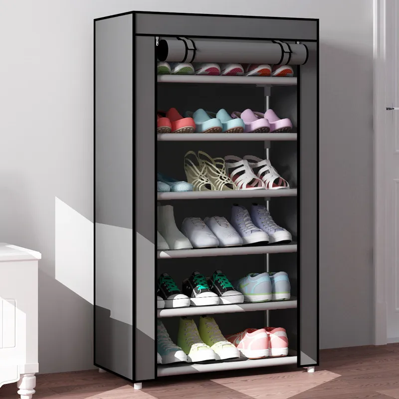 Multi-layer Simple Shoe Rack Entryway Space-saving Shoe Organizer Easy To  Install Shoes Shelf Home Dorm Furniture Shoe Cabinet