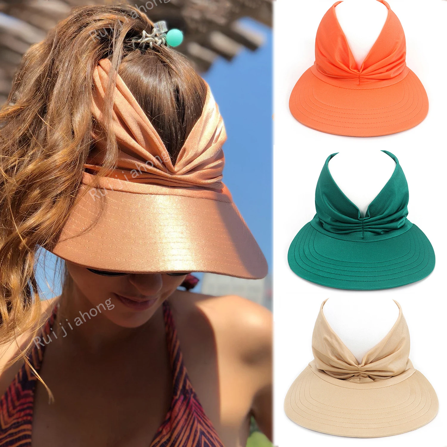 Adjustable Sun Visor Hat Women Visors Women Summer Waterproof