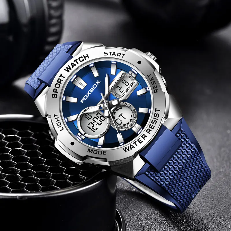 LIGE Digital Men Military Watch Luminous Sports Man Watch 50M Waterproof Wristwatch LED Quartz Male Clock Relogio Masculino 2025 2