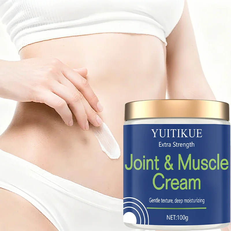 Joint and muscle cream with a gentle texture, deeply moisturizing, firming and lifting, suitable for all skin types