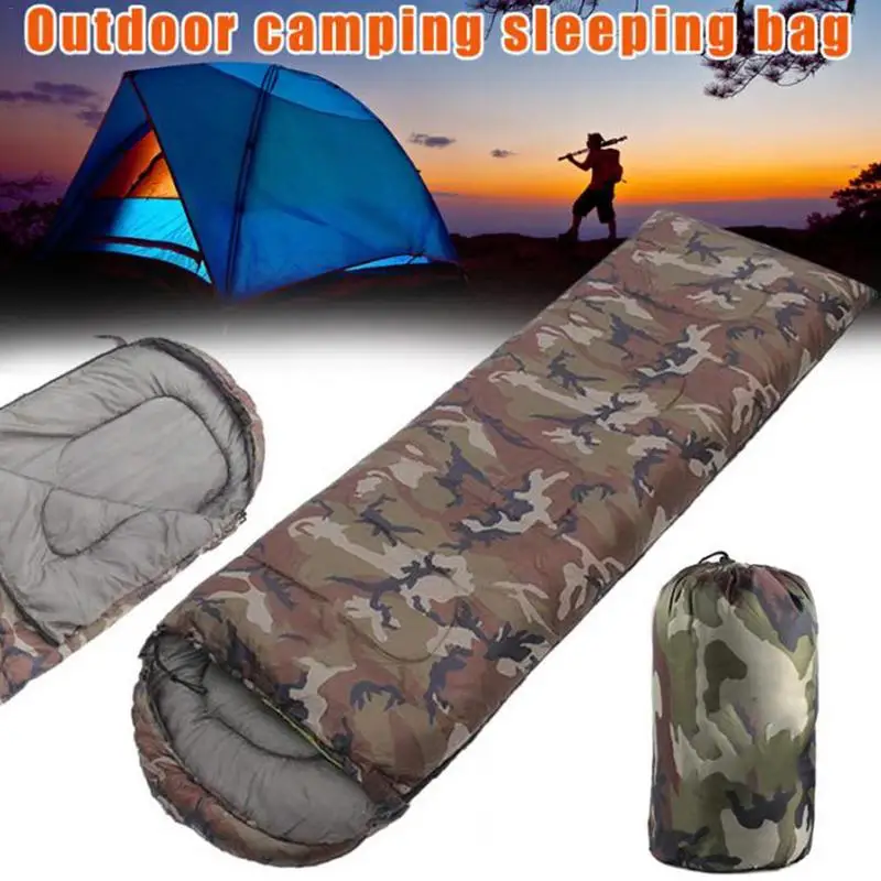 

Camping Sleeping Bag Ultralight Waterproof Outdoor Traveling Hiking 3 Season Warm Envelope Backpacking Sleeping Bags 190*75CM