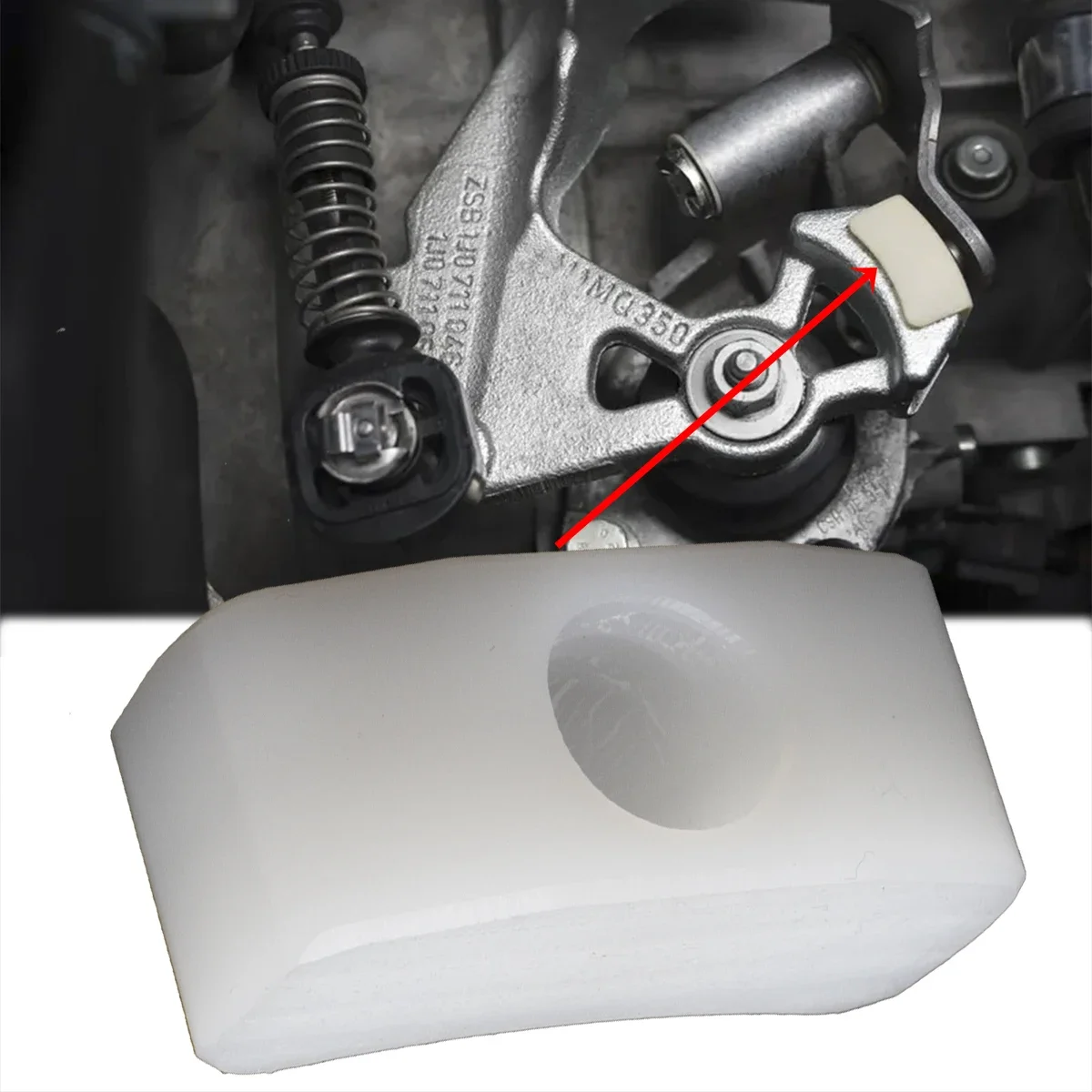 Shifter Guide Bushing 1J0711550 For Seat Arosa Toledo 1M Gear Change Shifting Linkage Pivot Relay Lever Slider Shoe 1997-2004