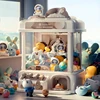Big Size DIY Doll Claw Machine Kids Coin Operated Play Game Mini Claw Catch Toy Crane Machines Music Doll Children Xmas Gift Toy 1