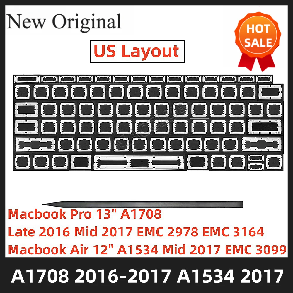

Крышка для клавиатуры A1708 A1534 (2017) для Macbook Pro Retina A1708 (A1534 2017) EMC 2978 3164 EMC 3099