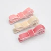 18Pcs/Lot  Handmade Velvet Hair Clips  Velvet Ribbon Bow Hairpins for Toddlers Baby Hair Accessory 3