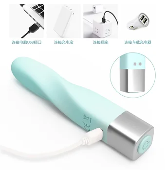 16 Speed Mini Bullet Vibrators For Women USB Finger Vibrador Dildo Sex Toys Shop Clitoris Stimulator Vibrating Lipstick Massager 4