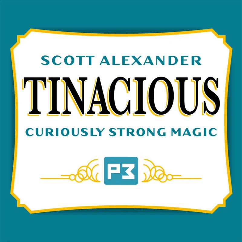 

TINacious By Scott Alexander Card Magic Tricks Close Up Magia Magie Magicians Prop Illusion Gimmick Tutorial