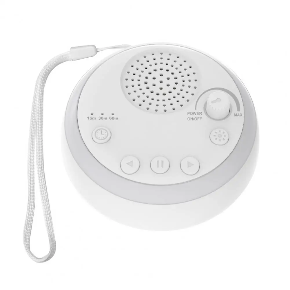 Machine à Bruit Blanc Rechargeable avec 3 Paramètres de Synchronisation, 16  Sons Naturels, Relaxation du Sommeil, Cadeau de Voyage pour Bébé et Adulte  - AliExpress