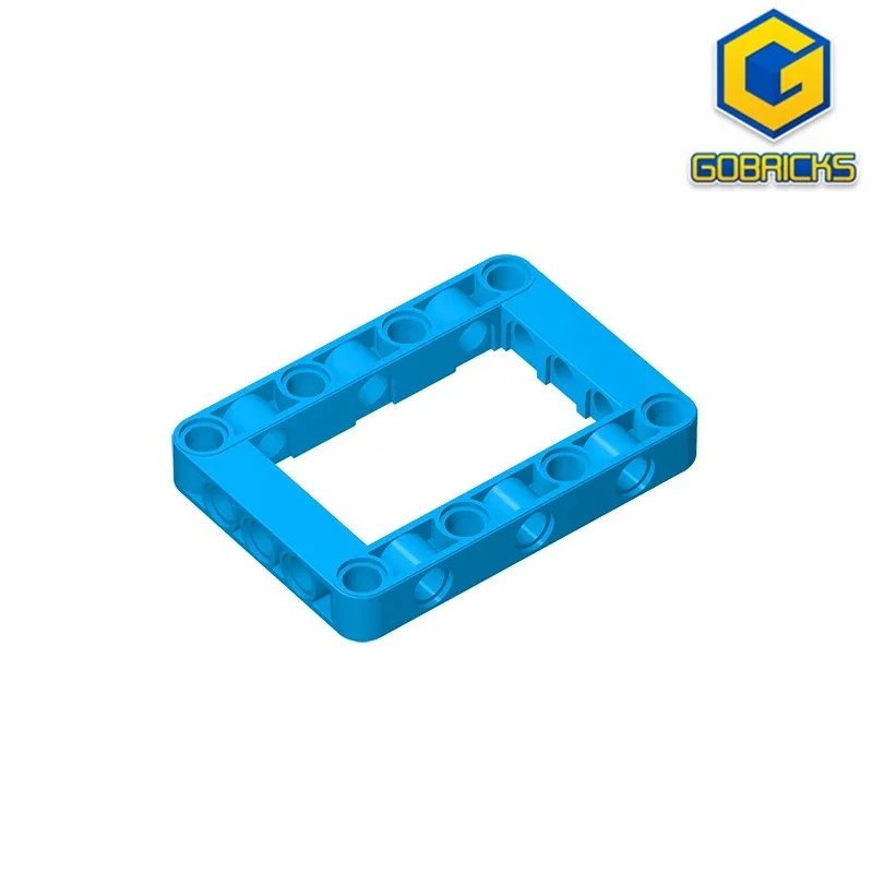 

Gobricks GDS-972 Technical, Liftarm, Modified Frame Thick 5 x 7 Open Center compatible with lego 64179 DIY Educational Blocks