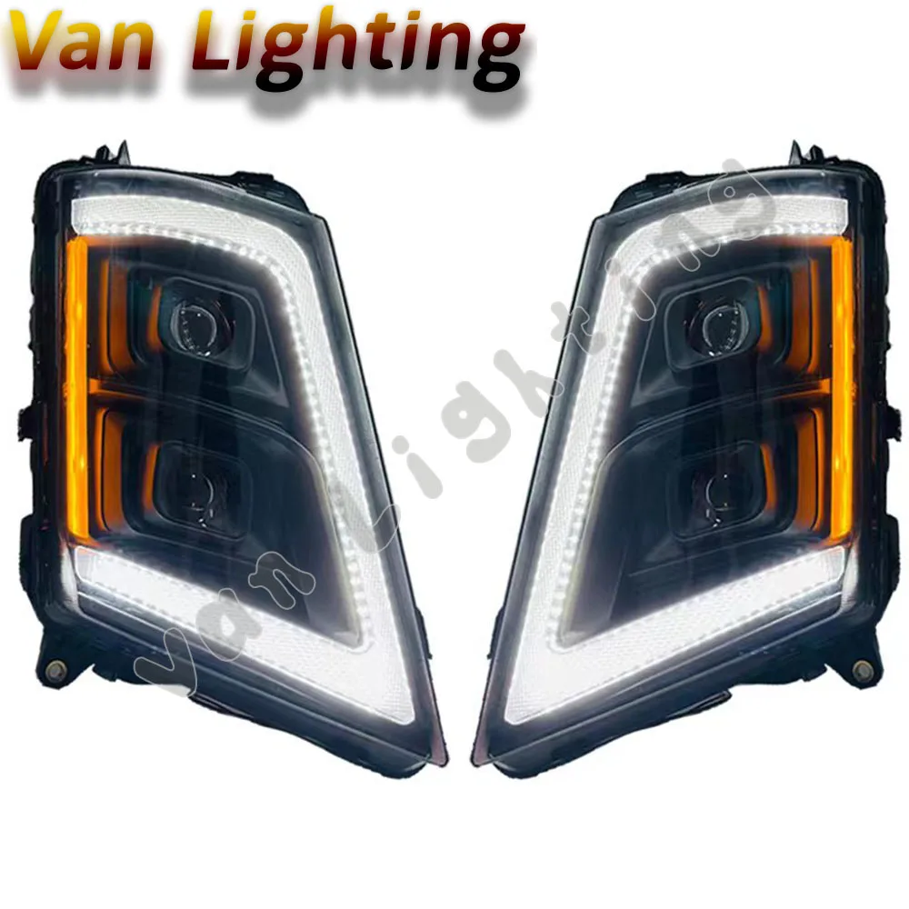

Truck Daul Lens Headlight For VOLVO FH16 Series Front Lamp Daytime Driving Light 22239217 22239219 1PC 24V