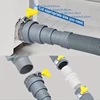 Washing Machine Drain Hose Flexible Dishwasher Drain Hose Extension Kits Corrugated Washer Discharge Hose 1.5 Meter 2.5 Meter 2
