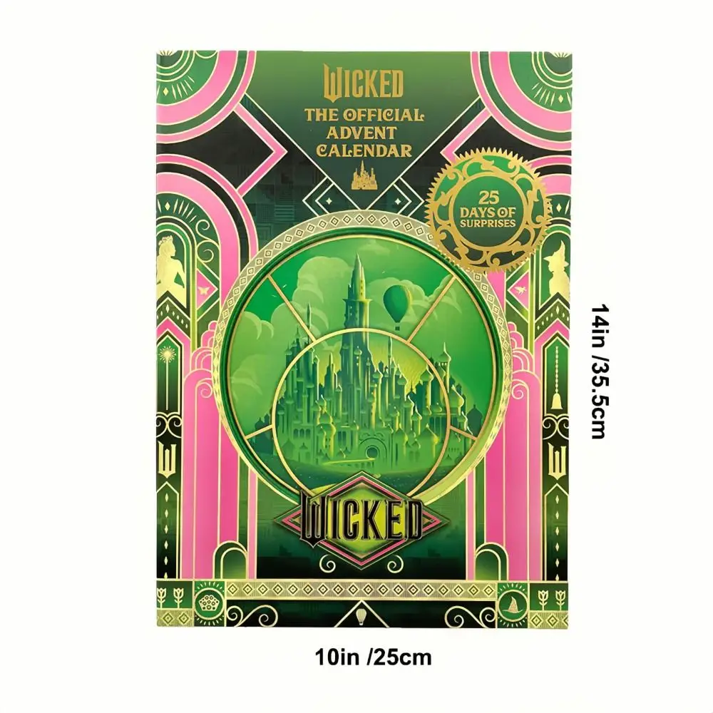 Xmas Wicked Advent Calendar New Year Gift Home Decor 25 Day With 25 Themed Collectible Items