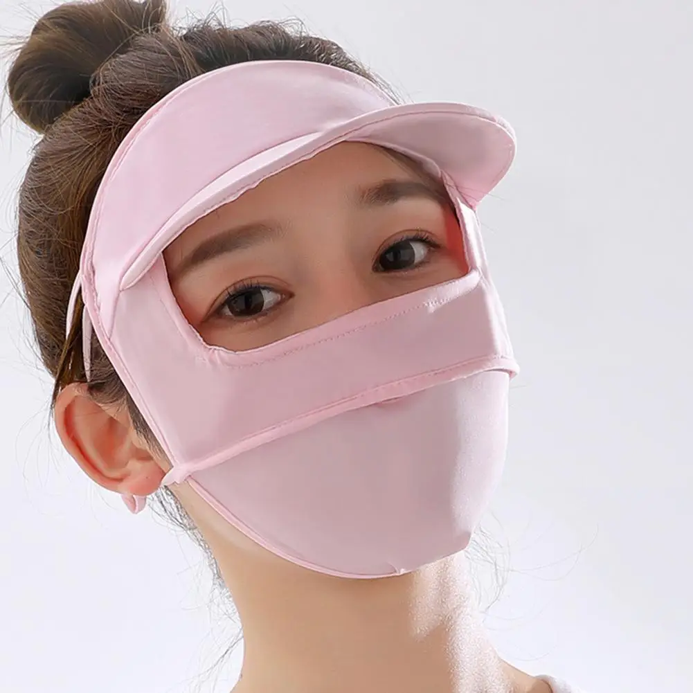

Trendy Dustproof Eyes Exposed Outdoor Fishing Sunscreen Mouth Cover Hat Outdoor Supplies Face Guard Hat Face Guard