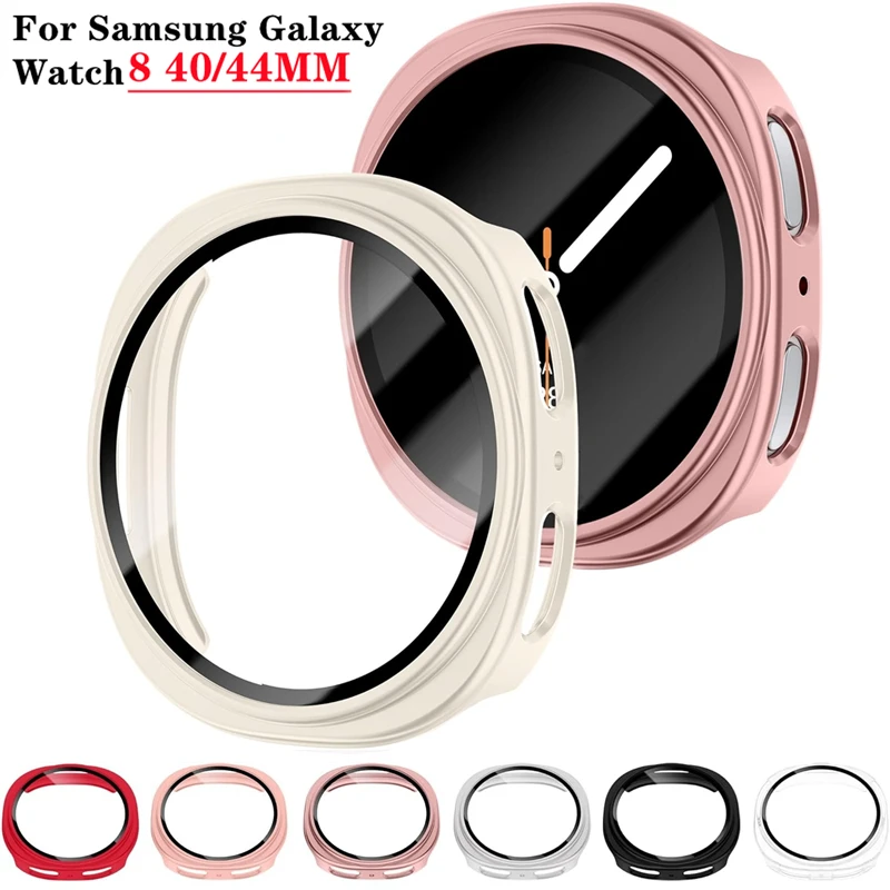 All-Around Protective Tempered Glass & Case with Hard PC Bumper Frame