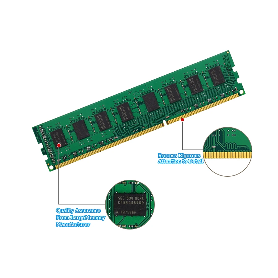 Kingston Memoria Ram DDR3 8GB 4GB 1066MHz 1333MHZ 1600MHZ 1866MHz PC3-10600 PC3-12800 PC3-14900 for Desktop Computer 1.5V 240Pin