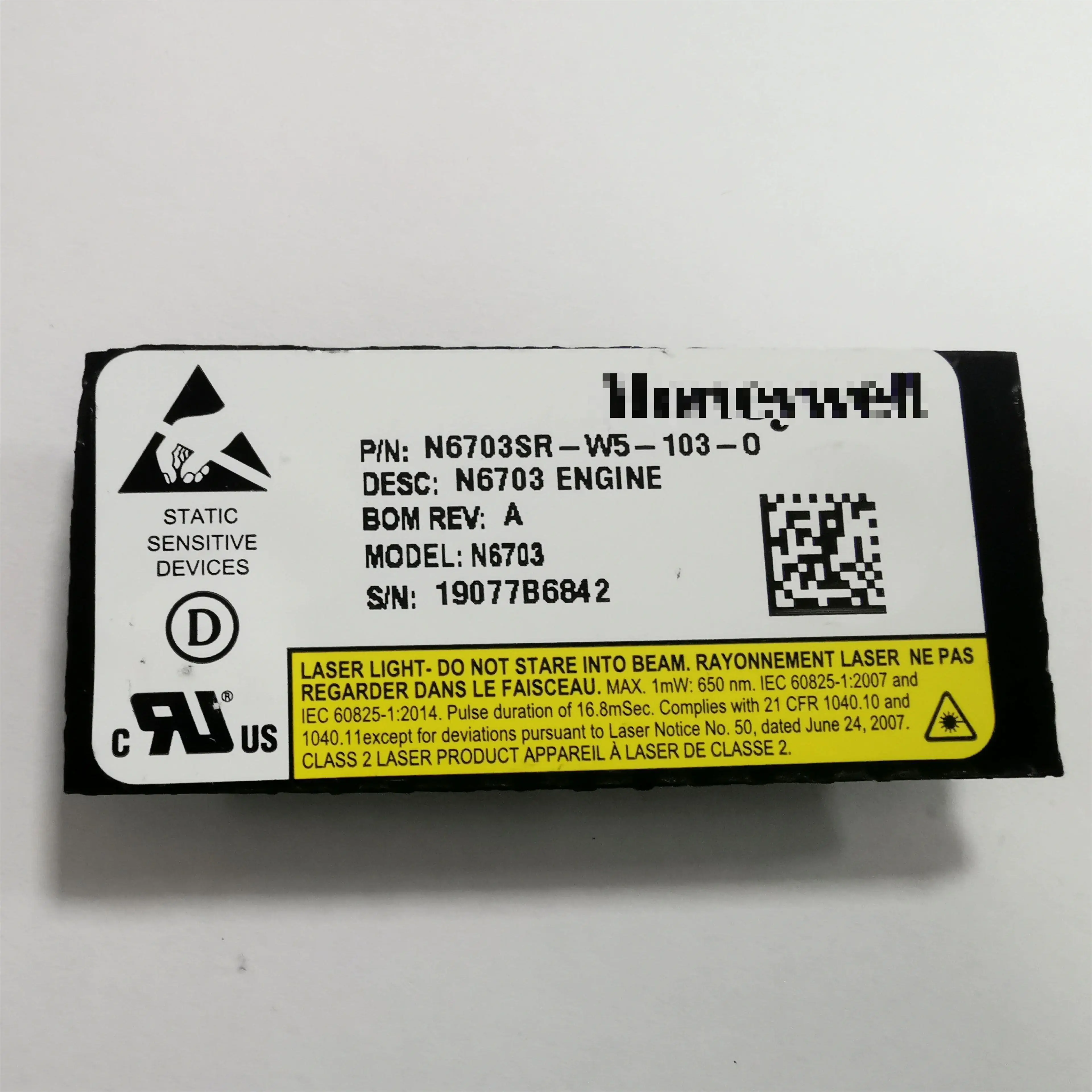 N6703SR Scanner Head N6703SR-W5-103 N6703SR-W5-102 1D 2D Scan Engine Mid to Long Range