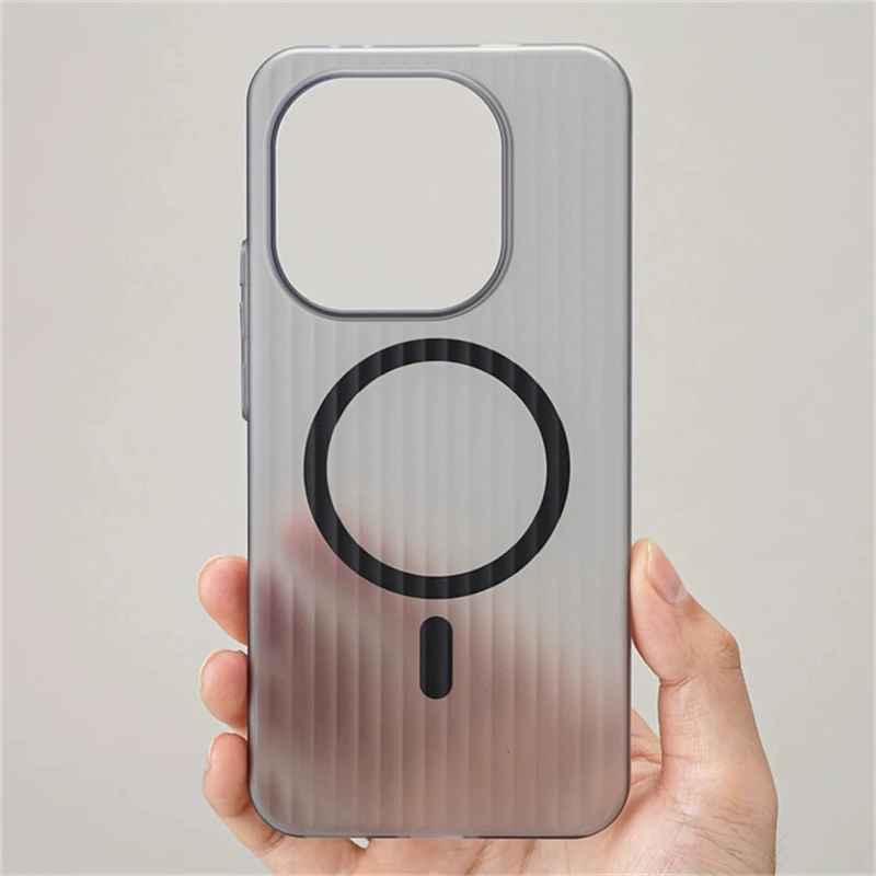 Magnetic Matte Transparent Shockproof Luggage Stripe Slim Case