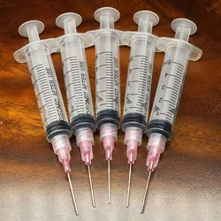 5-Pack Premium Ink Filling Syringes with Blunt Needles (5pcs)
