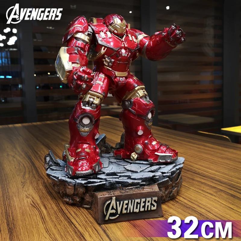 

Resin 32cm Marvel Avengers Figure Hulkbuster Doll Statue Super Hero Pvc Action Gk Model Deco Collection Ornaments Artware Gift