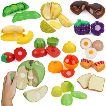 Nuovo 1 Pz Pasta Chechele Montessori Giocattolo di Simulazione Play House Verdura Biscotto Pane Cottura Giocattoli Decomprimere Giocattolo Educativo Regalo 1