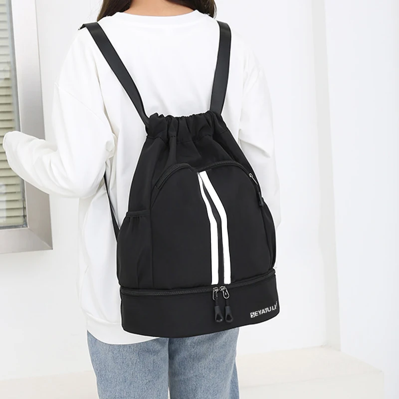 Fitness Backpack Gym Bag Sport Basketball Backpack Travel Outdoor Pack Waterproof Swimming Bag Pouch Hiking Climbing Mochila 6