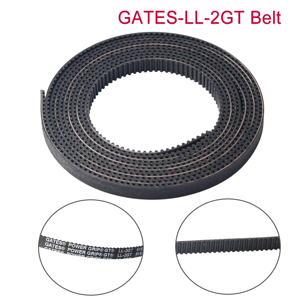 GATESLL2GT 2GT Belt Synchronous Belt GT2 Timing Belt 3D Printer Parts Width 6MM 10MM VS GT2