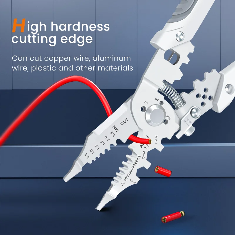 Multi-Function Automatic Wire Stripper and Crimping Tool