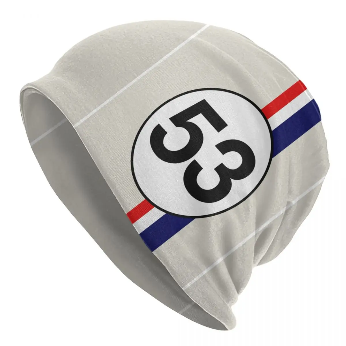 Herbie 53 Racing Car Beanie Hats Motor Racing Bonnet Hats Uomo Donna Street Outdoor Knit Hat Autunno Inverno Pattern Head Wrap Caps
