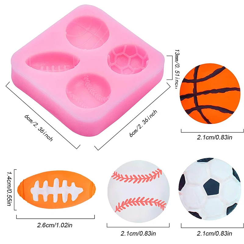Sonku - 3 stampi in silicone a forma di zampa di lecca-lecca, per