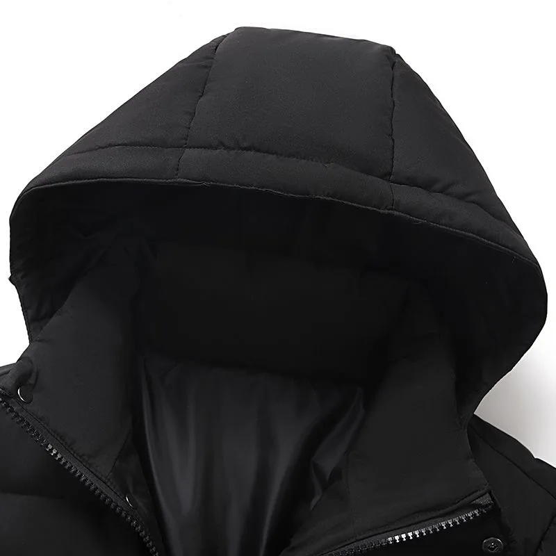 Antarctic Fall/Winter New Cropped Down Jacket Thickened Hooded Loose Couple Jacket