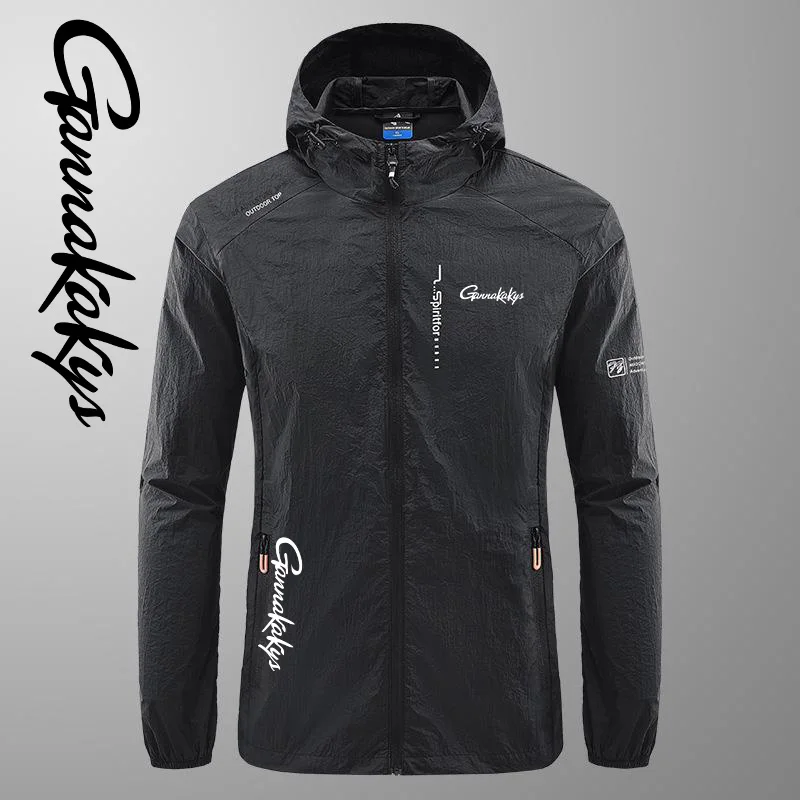 Description Picture 6 of item2024 Summer Slim Fishing Suit Men's Outdoor Quick Drying Breathable Sunscreen Clothes High Quality Sports Fishing Jackets