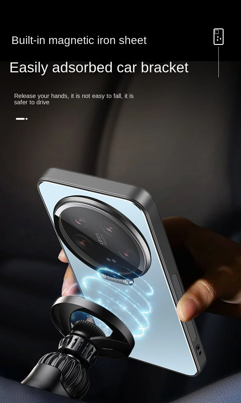 Enhanced Metal Lens Camera Holder Kickstand Shockproof Matte Protective Case