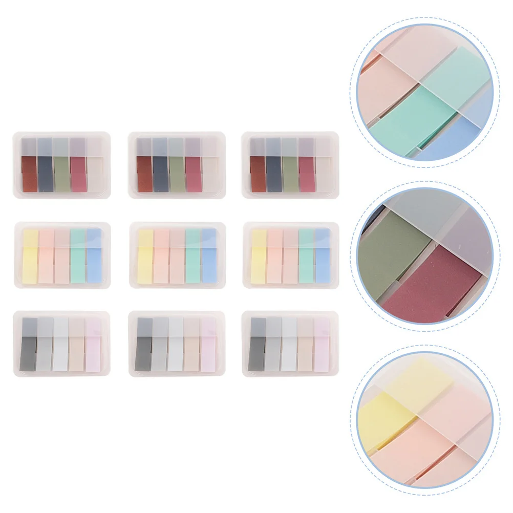 

9 Sets Multipurpose Book Cases Bookmark Stickers The Pet Memo Notes