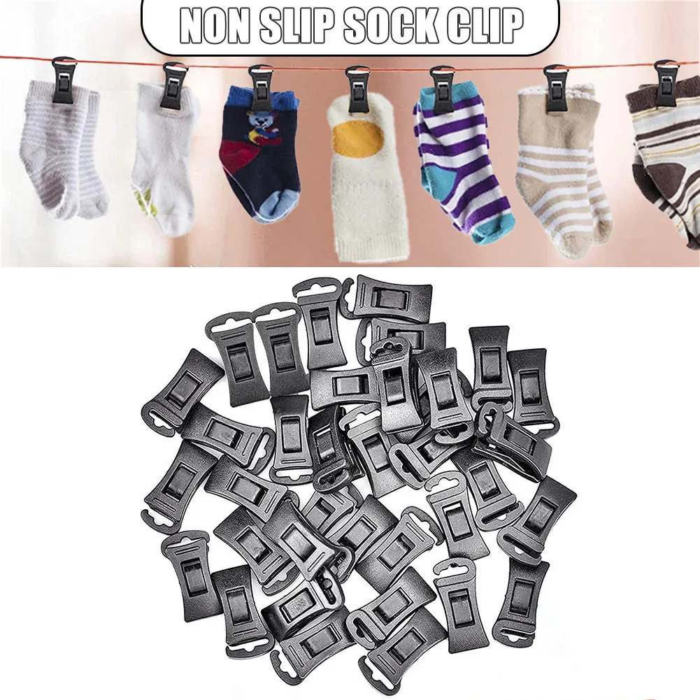 Sock Clips For Washing Machine Dryer Professional Sock Clothes Hanging  Clamp For Home - AliExpress