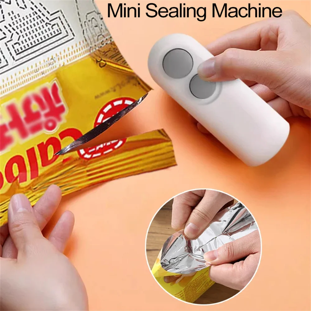 Heat Sealer Mini Heat Bag Sealing Machine Package Sealer Bags Plastic Food Clip Handheld Packaging