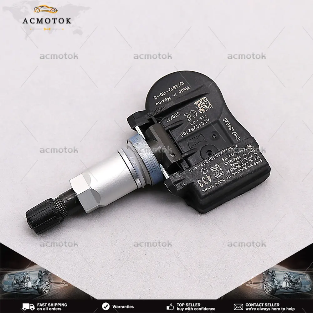 

Датчик давления в шинах Tesla Model 3 Tesla, модель S Tesla Model X TPMS, 2018 МГц, 1074812-00-B, 4 шт., 2027-433