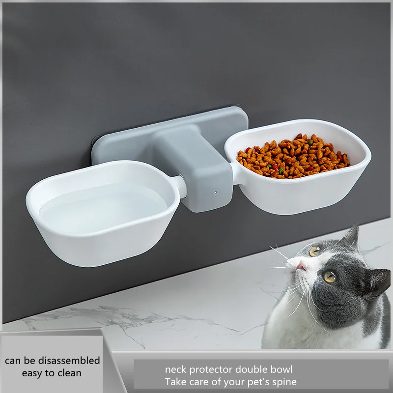 Hanging Pet Feeding Bowl Wall mounted Cat Bowl Dog Cat Hanging Bowl