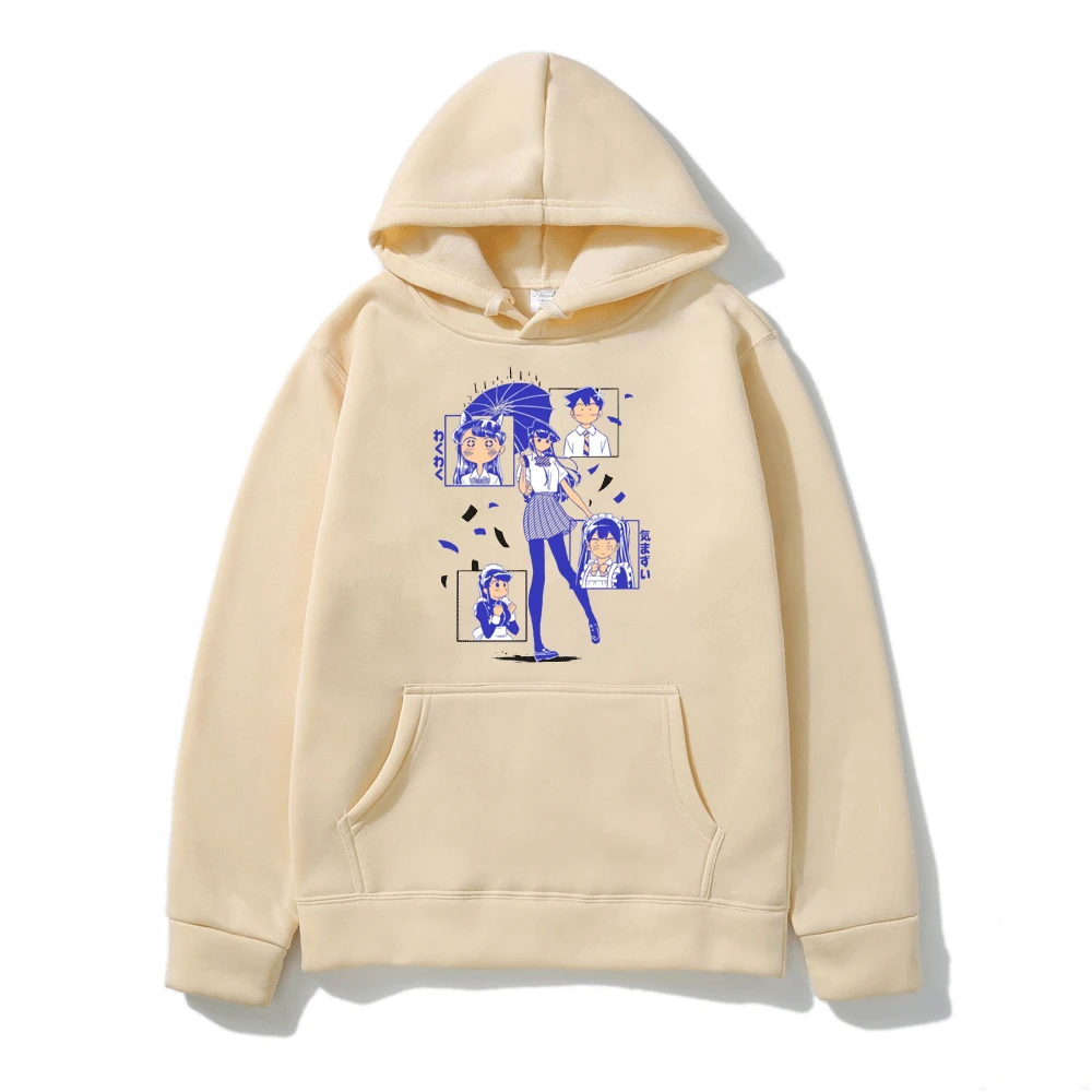 Komi Can't Communicate Hoodie Men Women Harajuku Kawaii Streetwear Sweatshirt Komi Shouko Komi-san Wa,Comyushou Desu Pullover