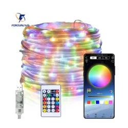 Enchanted USB Dream Color Smart Fairy String Lights with Remote and App Control for Magical Room and Event Decor