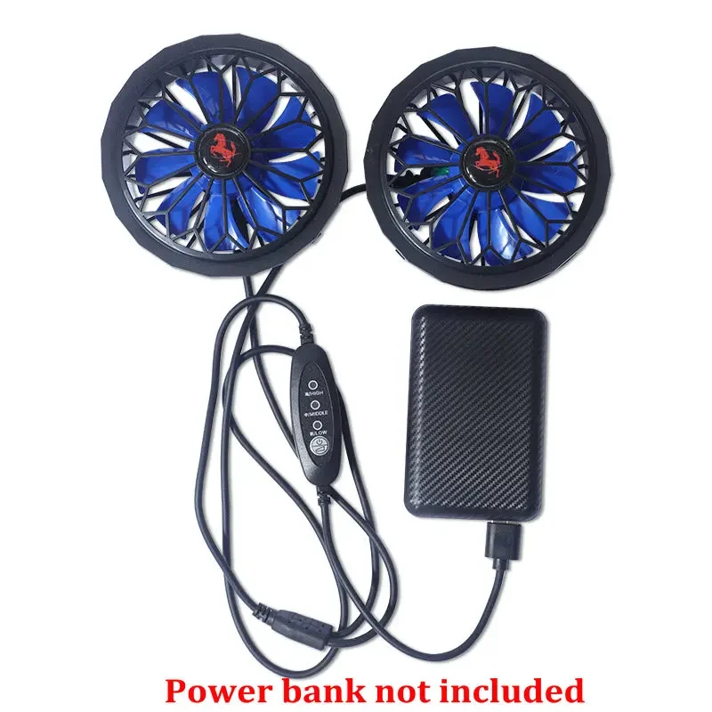 Air Conditioner Fan USB Electric Fan Cooling Vest For Men Outdoor Summer