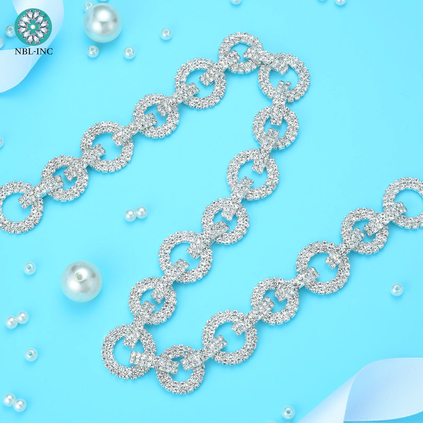 

(20 ярдов) оптовая продажа серебряных кристаллов Стразы Аппликация отделка сварочная отделка Пришивание для свадебного вечернего платья аксессуары WDD1278