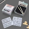 Children DIY Draw Painting Educational Toys Magic Color Cartoon Scratch Art Painting Paper Card Kit Toy Magic Scratch Paper Toys 4