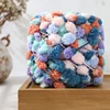 100g/roll Rainbow Ball Yarn Colorful Pom Pom Polyester Yarn For Knitting Diy Handmade Knitted Thread Knitted Blanket Scarf Hat 6