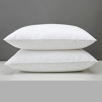 Goose Feather Down White Pillow Inserts 5 Stars Hotel Soft Bed Pillows for Sleeping Neck Spine Protection Slow Rebound Pillow 1